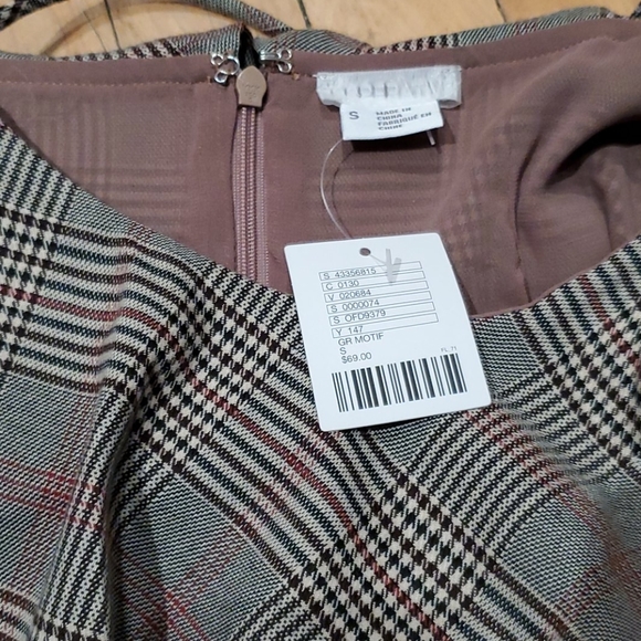 UO Cooperative Glenn Plaid Mini Dress Sz S - Picture 5 of 5